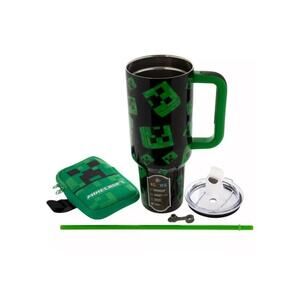 Minecraft Tumbler With Side Pouch - Stainless Steel Tumbler (Brand New)